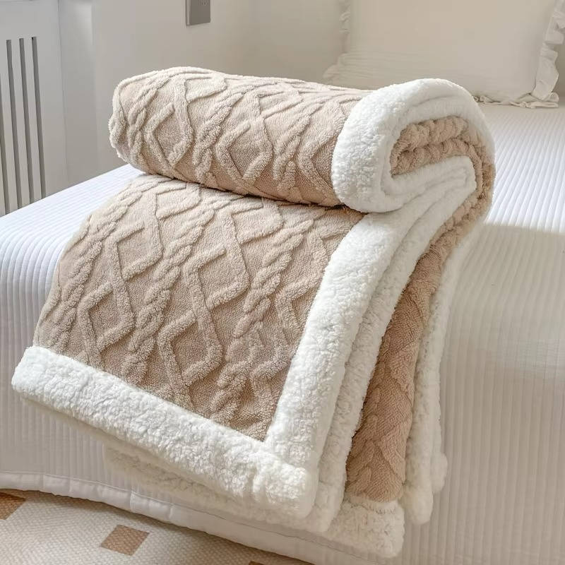 Soft Fleece Throw Blanket for Couch, Bed, and Travel