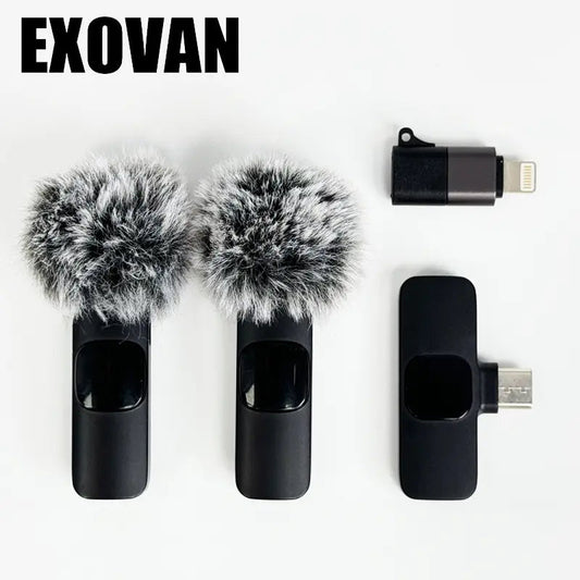Wireless Dual Lapel Microphone Set for Content Creation product image 1
