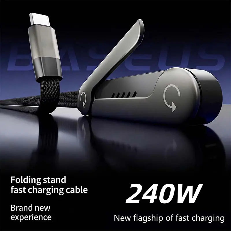 240W 2-in-1 Charging Cable & Phone Stand product image 3