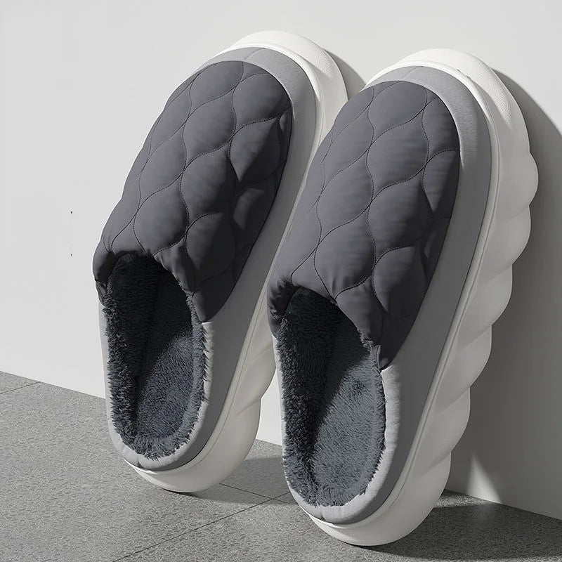 Men’s Waterproof Warm Winter Slippers