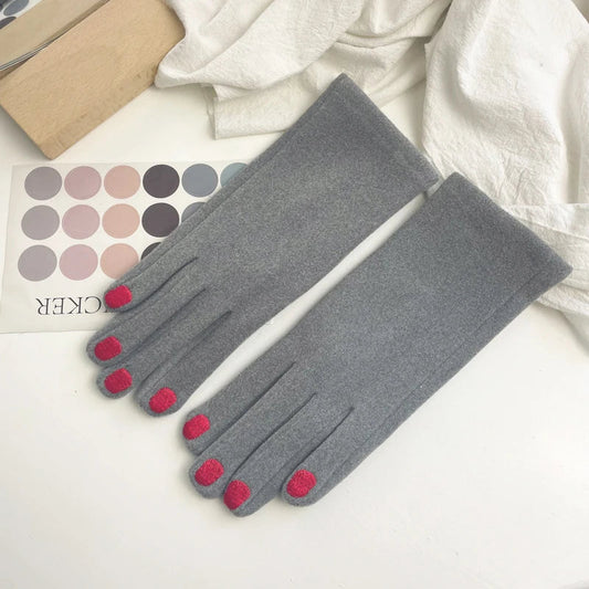 Touchscreen Winter Gloves with Nail-Friendly Design