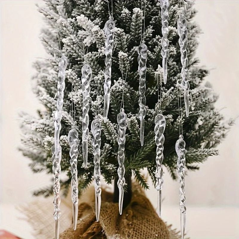 Christmas Icicle Ornament Set