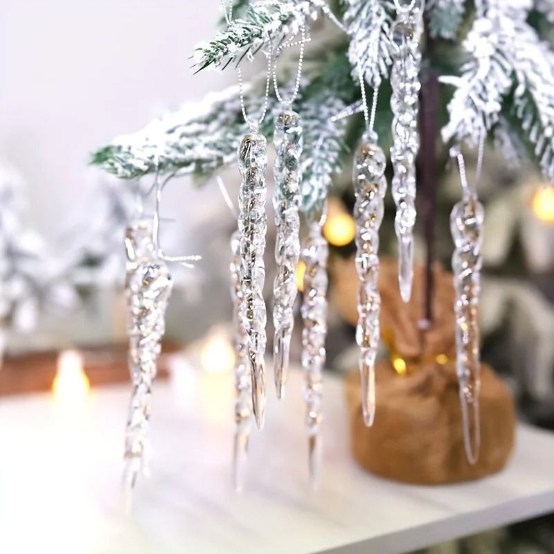 Christmas Icicle Ornament Set