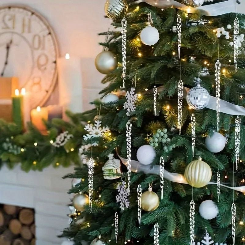 Christmas Icicle Ornament Set