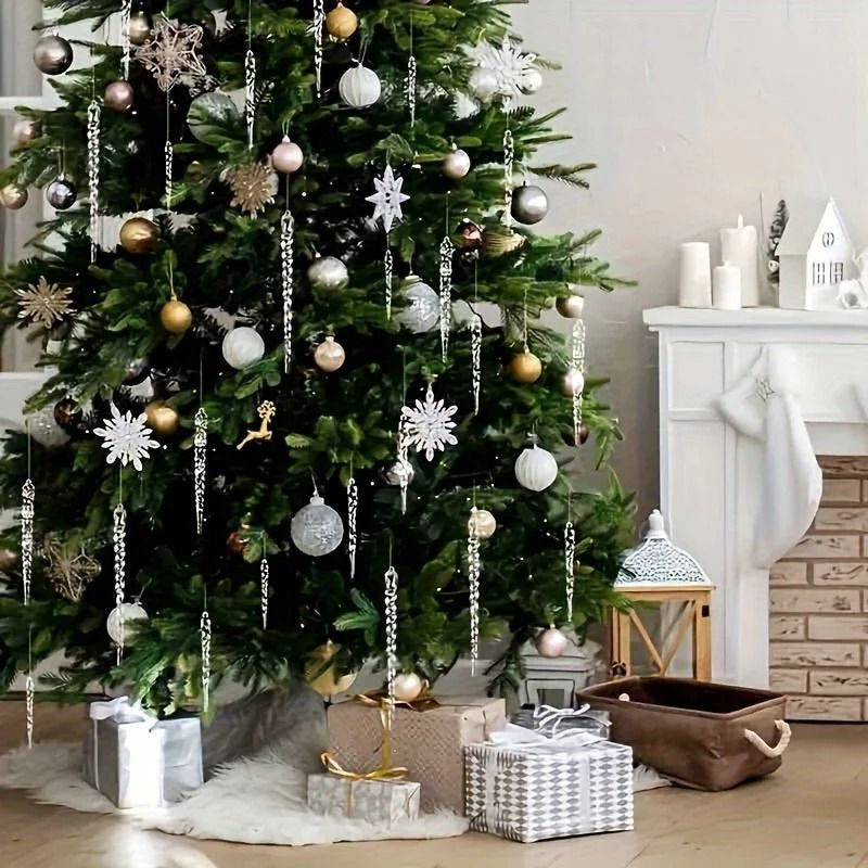 Christmas Icicle Ornament Set
