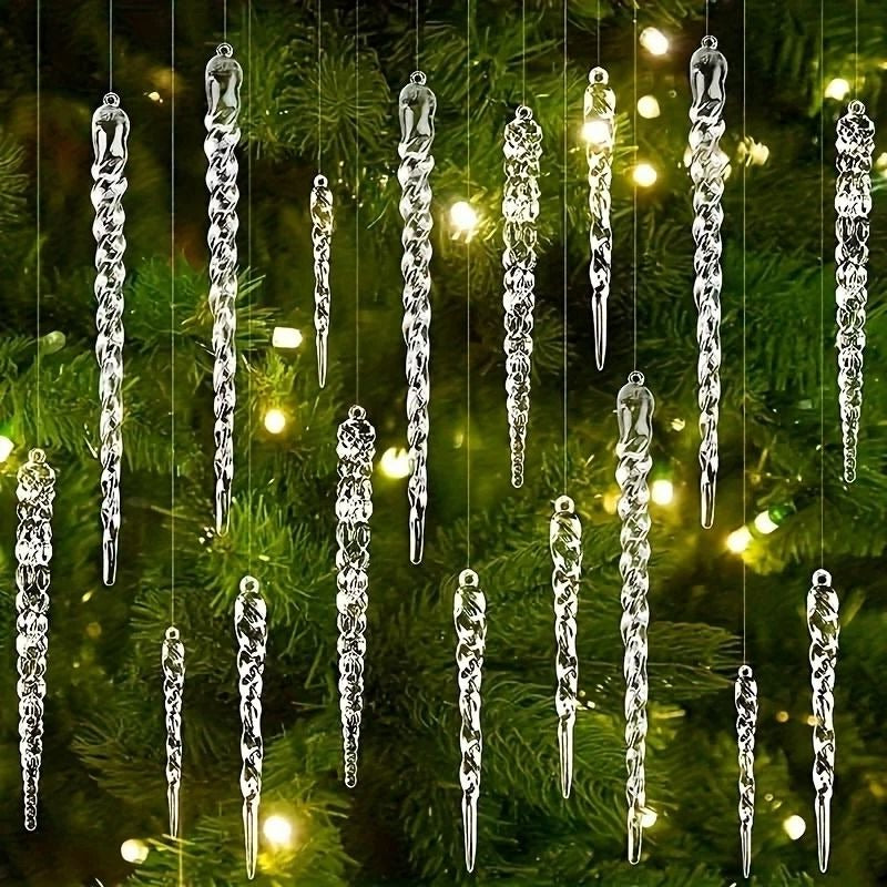 Christmas Icicle Ornament Set