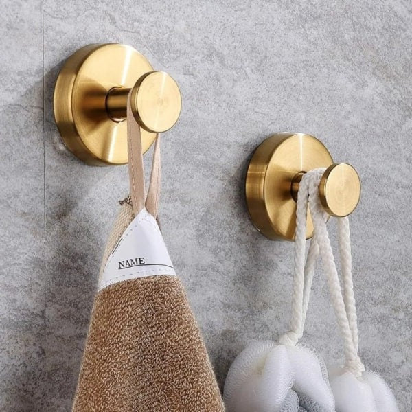 Twist-Lock Suction Cup Wall Hooks (2-Pack)