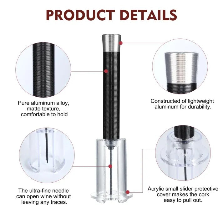 Air-Assist Wine Opener Set