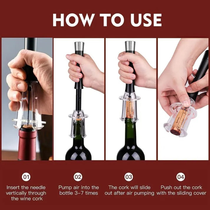 Air-Assist Wine Opener Set