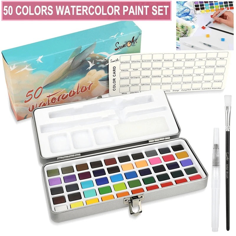 Watercolor Paint Set for Art & Creative Projects