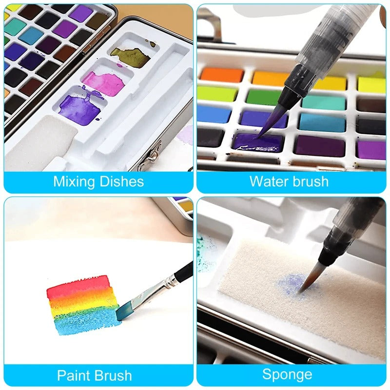 Watercolor Paint Set for Art & Creative Projects