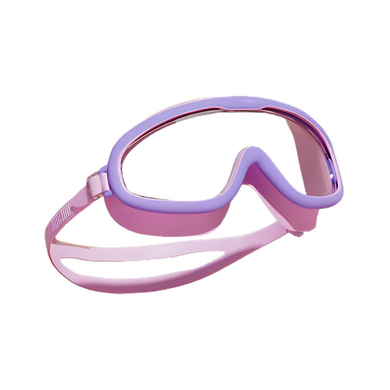 Kids Swim Goggles with Anti-Fog Wide-View Lenses