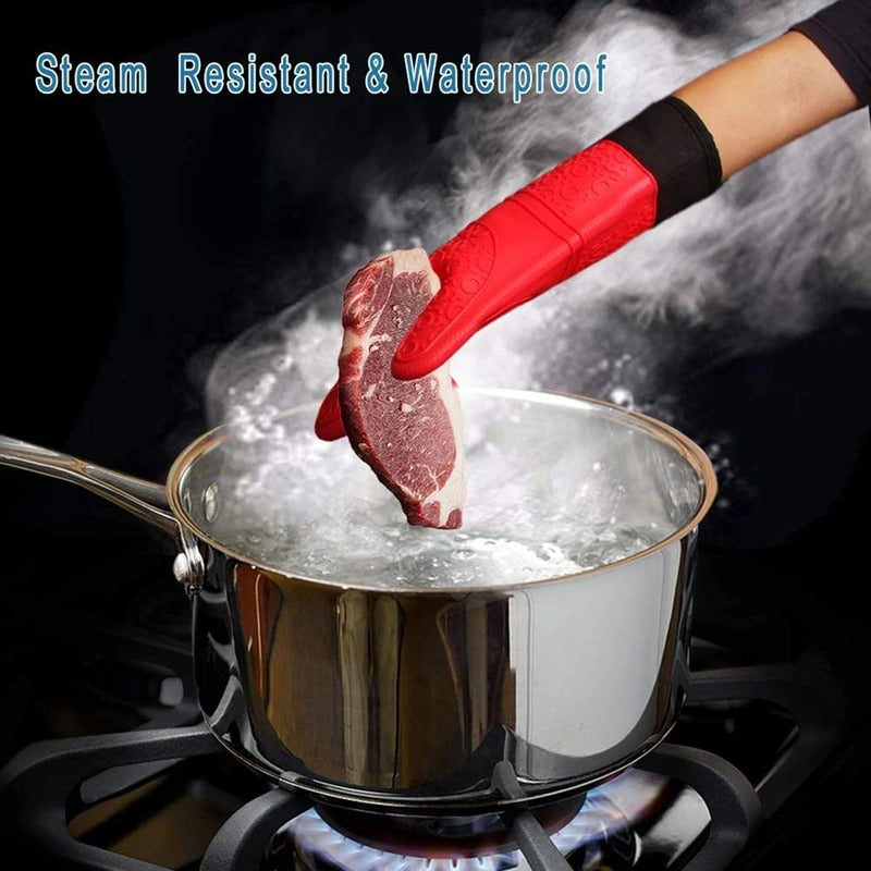 Heat-Resistant Oven Gloves for Cooking and Baking