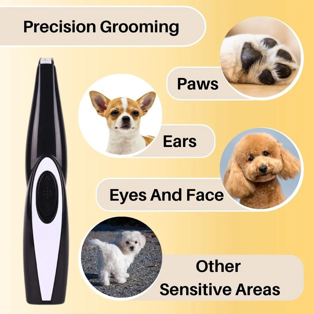Quiet Cordless Pet Grooming Trimmer