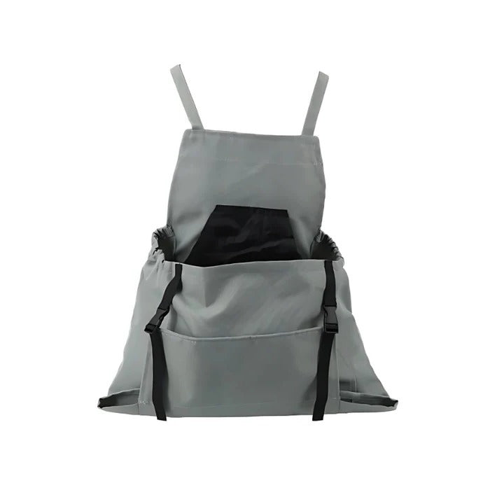 Harvesting Apron with Drop-Release Pouch