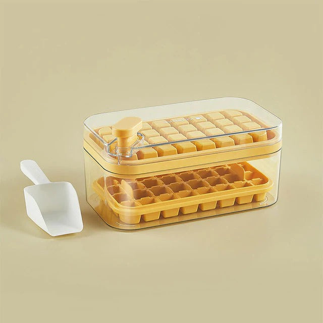One-Click Ice Tray System for Easy Ice Release