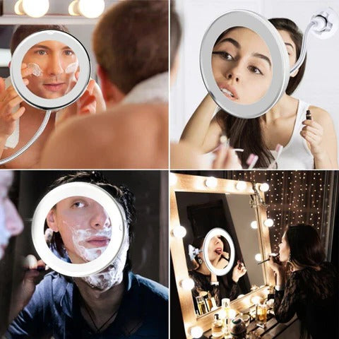 LED 10X Magnifying Mirror