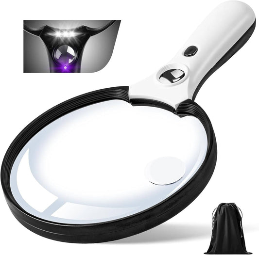 Large Magnifying Glass with LED Light for Reading and Crafts