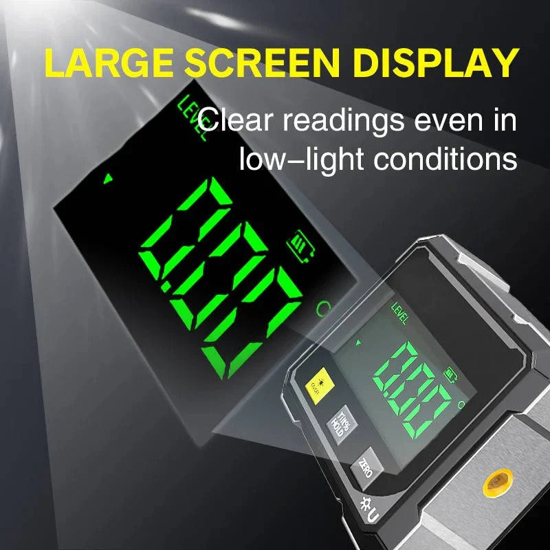 Digital Angle Gauge with Dual Laser