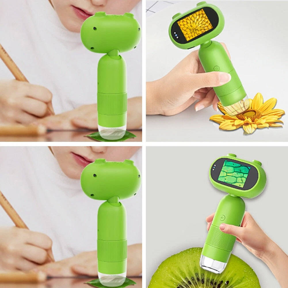 Handheld Kids Microscope for Science Learning and Outdoor Exploring