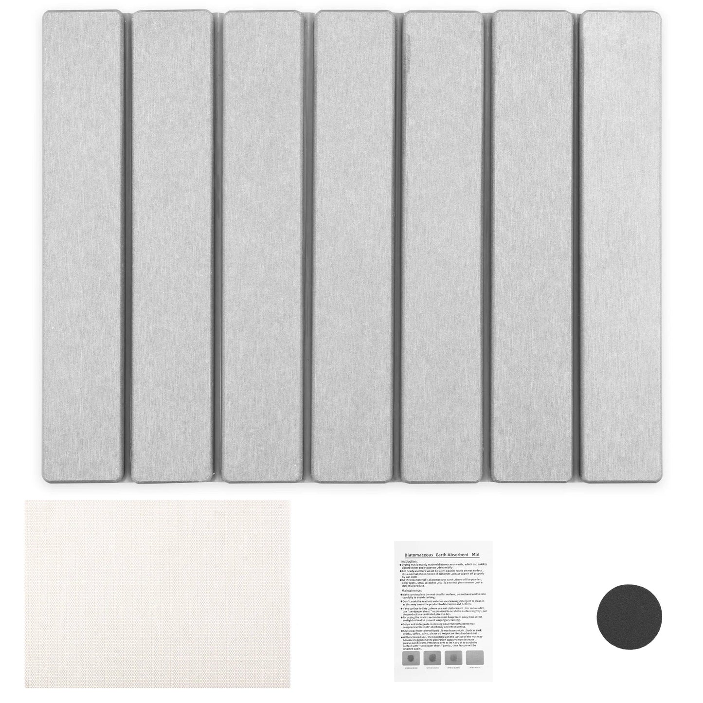 Foldable Diatomite Dish Drying Mat