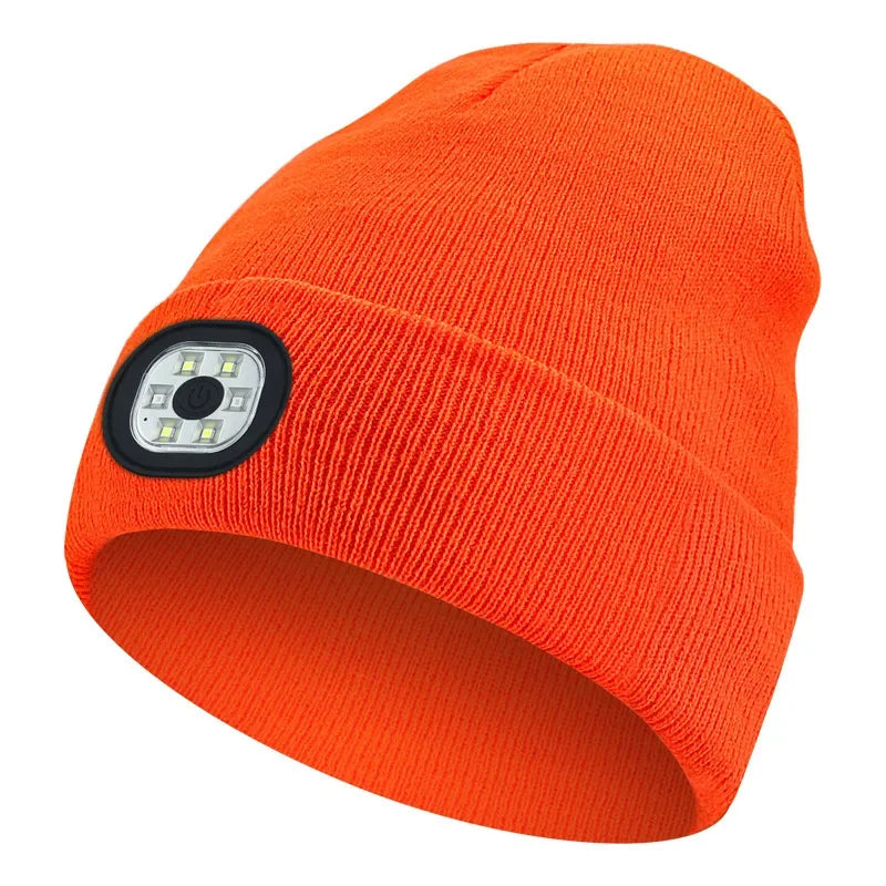 Rechargeable LED Beanie Hat