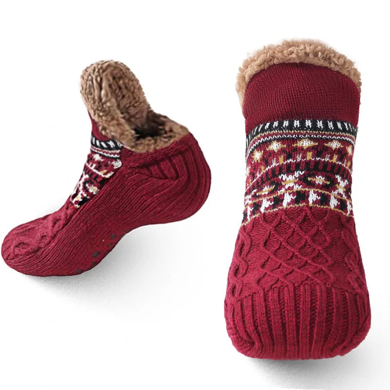 Snow Pattern Warm Winter Socks
