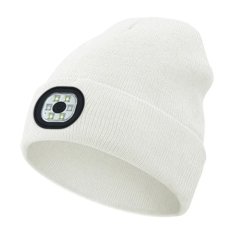 Rechargeable LED Beanie Hat